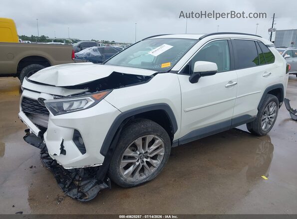 2T3Y1RFV6LC037157 2020 TOYOTA RAV4 White წინა მარცხენა ხედი სამი მეოთხედიდან