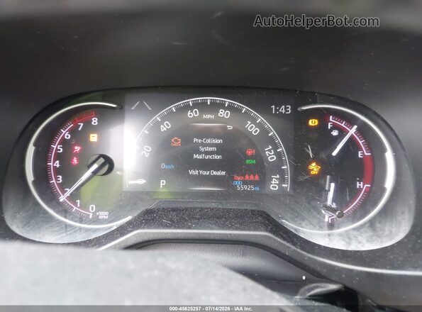 2T3Y1RFV6LC037157 2020 TOYOTA RAV4 White უკანა სავარძლების ხედი