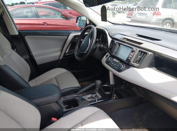 2T3YFREV0GW268594 2016 TOYOTA RAV4 Silver Вид салону спереду