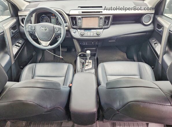 2T3YFREV0GW279966 2016 TOYOTA RAV4 Black წინა პანელის ხედი