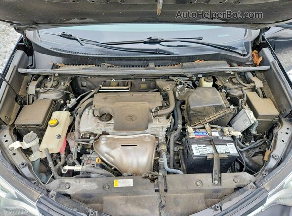 2T3YFREV0GW279966 2016 TOYOTA RAV4 Black ძრავის განყოფილების ხედი