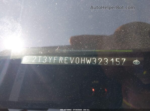 2T3YFREV0HW323157 2017 TOYOTA RAV4 Silver 
