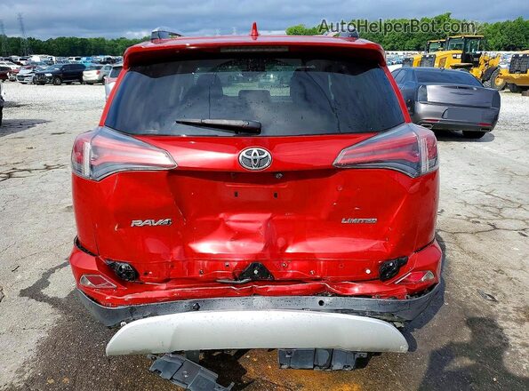 2T3YFREV1GW260505 2016 TOYOTA RAV4 Red Вид ззаду