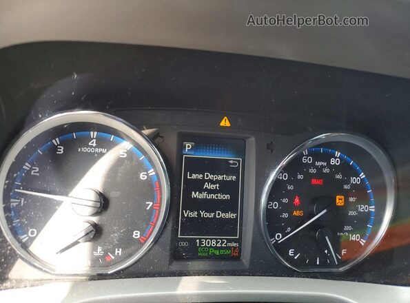 2T3YFREV1GW260505 2016 TOYOTA RAV4 Red Вид щитка приладів