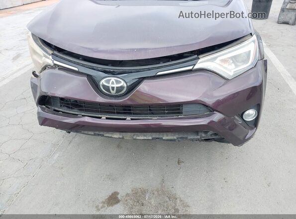 2T3YFREV1JW485725 2018 TOYOTA RAV4 Burgundy 