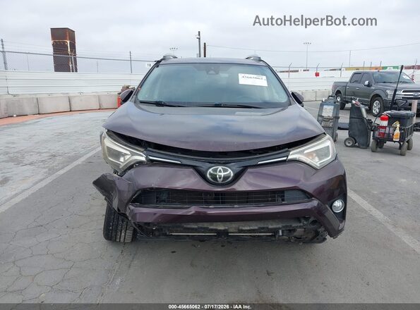 2T3YFREV1JW485725 2018 TOYOTA RAV4 Burgundy 