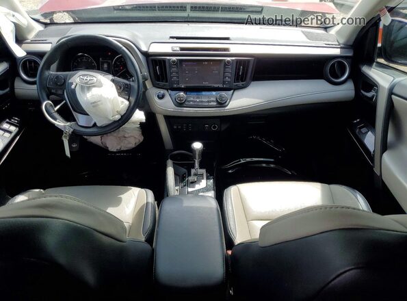 2T3YFREV2JW417286 2018 TOYOTA RAV4 Красный Вид панели приборов