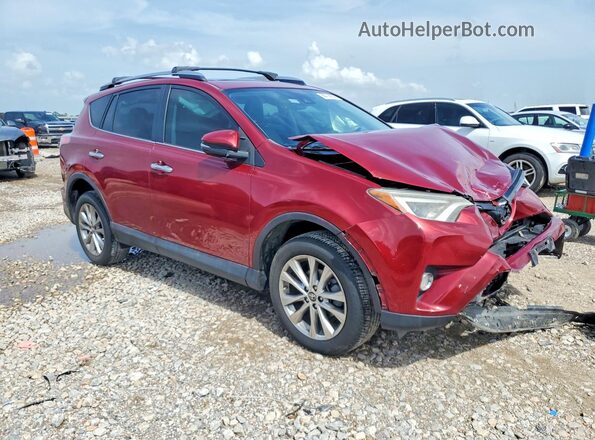 2T3YFREV2JW417286 2018 TOYOTA RAV4 Красный Передняя правая четверть