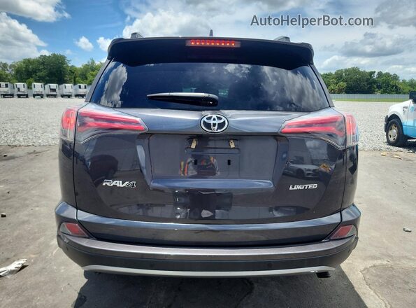 2T3YFREV4HW341029 2017 TOYOTA RAV4 Gray Вид ззаду