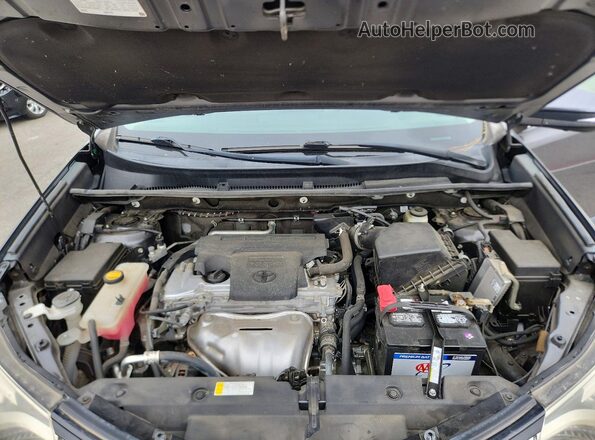 2T3YFREV4JW490711 2018 TOYOTA RAV4 Gray Vista del compartimento del motor