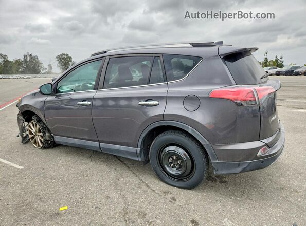 2T3YFREV4JW490711 2018 TOYOTA RAV4 Gray Trasero izquierdo