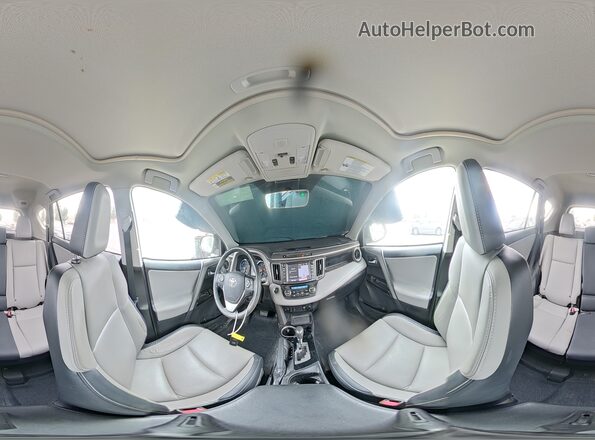 2T3YFREV4JW490711 2018 TOYOTA RAV4 Gray Vista interior de 360 grados