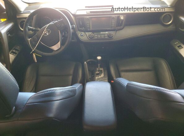 2T3YFREV5HW312574 2017 TOYOTA RAV4 Gray Widok deski rozdzielczej