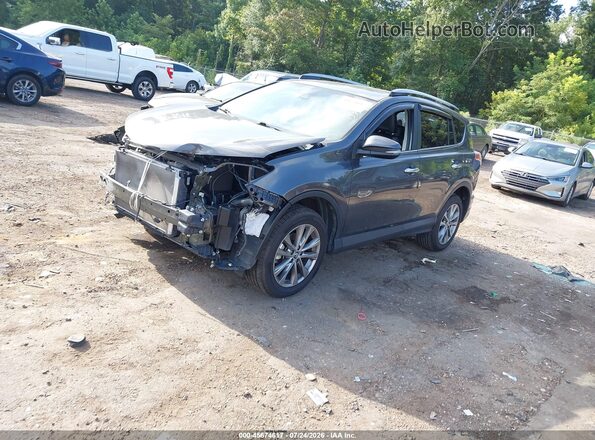 2T3YFREV6HW327665 2017 TOYOTA RAV4 Gray Առջևի ձախ երեք քառորդ տեսարան
