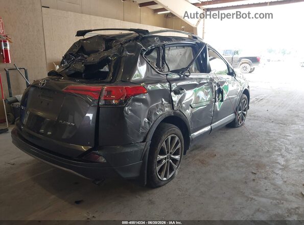 2T3YFREV6JW452252 2018 TOYOTA RAV4 Gray Tył prawy