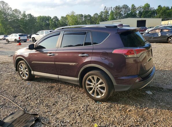2T3YFREV7JW428445 2018 TOYOTA RAV4 Burgundy უკანა მარცხენა