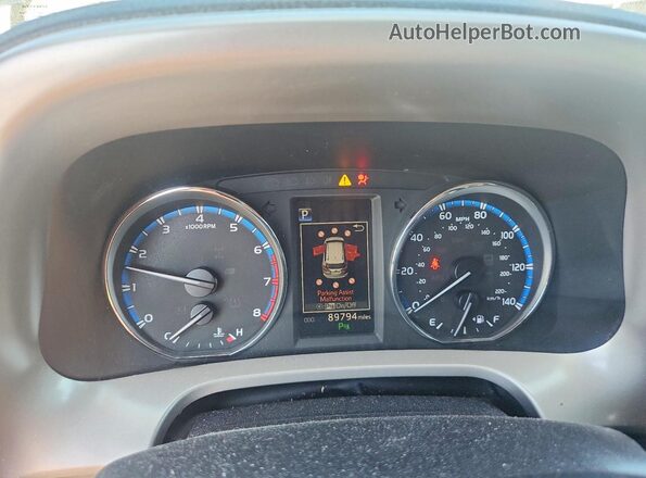 2T3YFREV9JW479171 2018 TOYOTA RAV4 Синий Вид щитка приборов