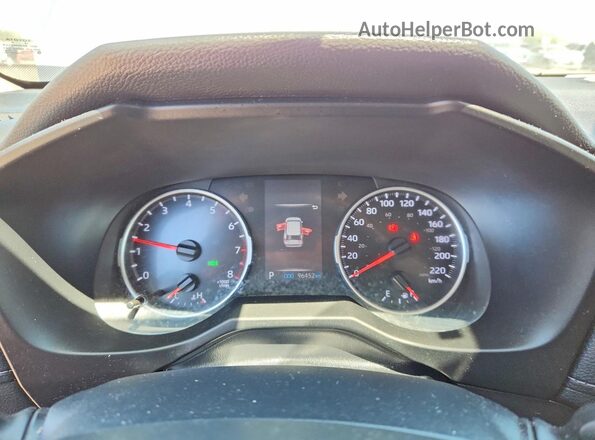 2T3Z1RFV1LC080535 2020 TOYOTA RAV4 Silver Vista del cuadro de instrumentos
