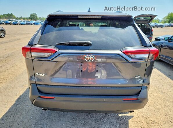 2T3Z1RFV2KW032247 2019 TOYOTA RAV4 Gray Вид ззаду