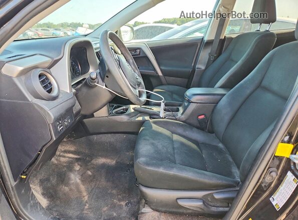 2T3ZFREV1HW337461 2017 TOYOTA RAV4 Black წინა სალონის ხედი