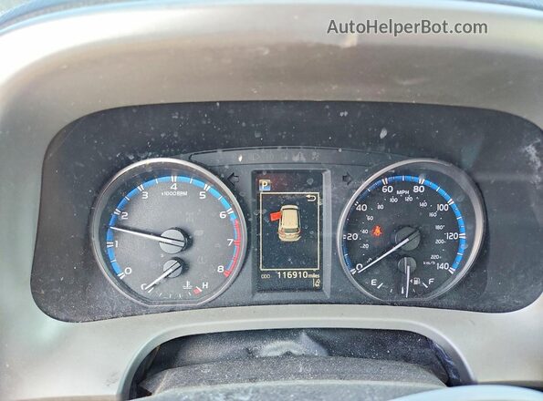 2T3ZFREV1HW337461 2017 TOYOTA RAV4 Black ხელსაწყოთა პანელის ხედი