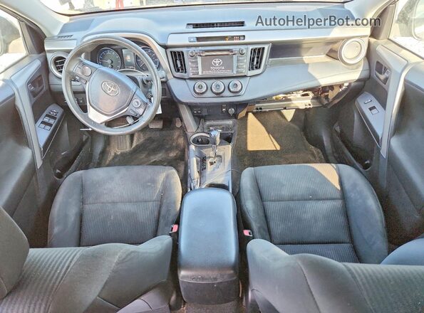 2T3ZFREV1HW337461 2017 TOYOTA RAV4 Black წინა პანელის ხედი