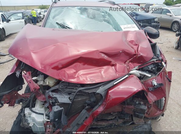 2T3ZFREV1JW452535 2018 TOYOTA RAV4 Red Widok z tyłu