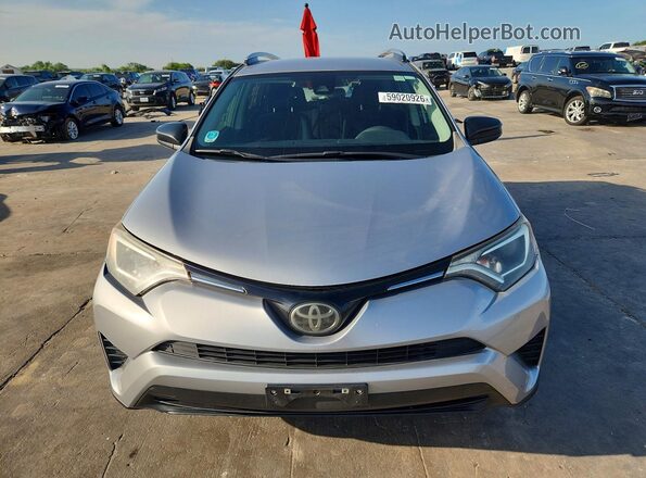 2T3ZFREV2HW332124 2017 TOYOTA RAV4 Silver Դիմացի տեսք