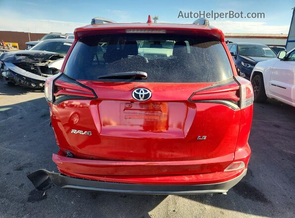 2T3ZFREV2HW357833 2017 TOYOTA RAV4 Red Vista trasera