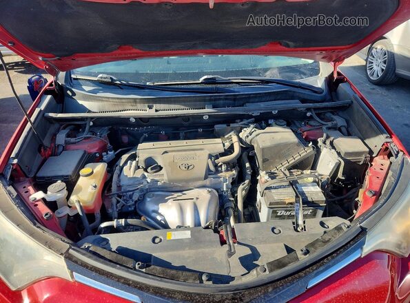 2T3ZFREV2HW357833 2017 TOYOTA RAV4 Red Vista interior trasera