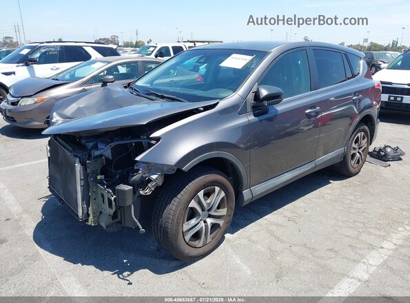 2T3ZFREV2HW401961 2017 TOYOTA RAV4 Gray Առջևի ձախ երեք քառորդ տեսարան