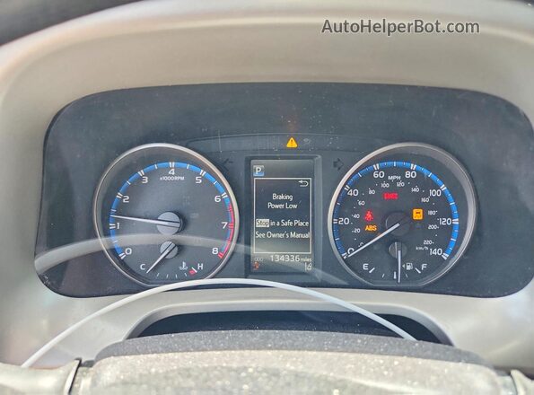 2T3ZFREV2JW433234 2018 TOYOTA RAV4 Black Instrument cluster view