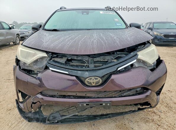 2T3ZFREV2JW464404 2018 TOYOTA RAV4 Purple Front view
