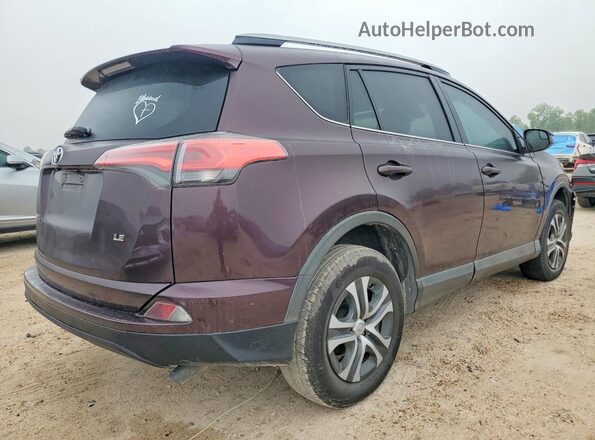 2T3ZFREV2JW464404 2018 TOYOTA RAV4 Purple Rear right
