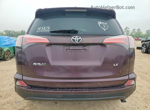 2T3ZFREV2JW464404 2018 TOYOTA RAV4 Purple Rear view