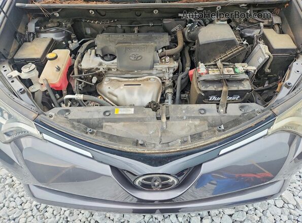 2T3ZFREV2JW509101 2018 TOYOTA RAV4 Gray Вид задньої частини салону