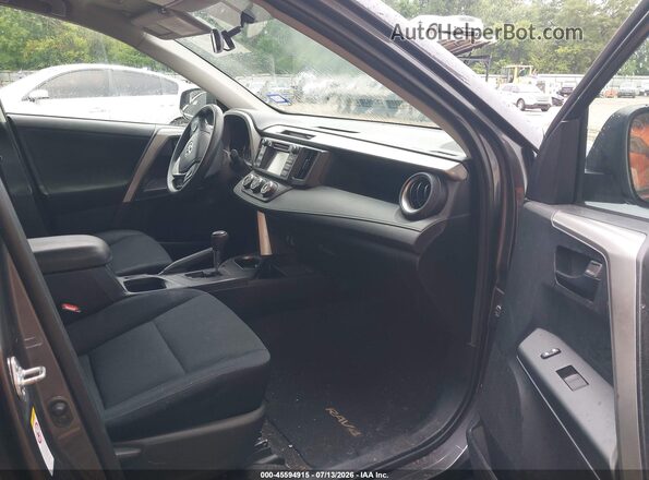 2T3ZFREV3GW235707 2016 TOYOTA RAV4 Gray Widok wnętrza z przodu