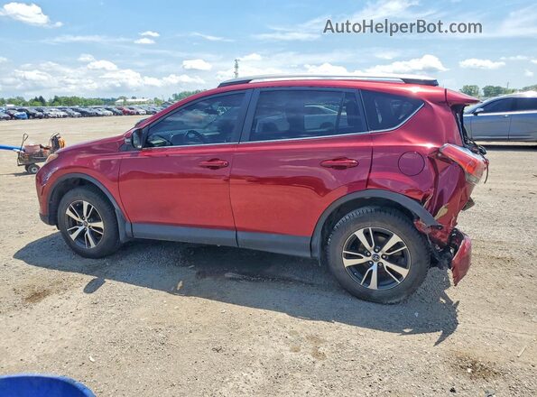 2T3ZFREV3JW416989 2018 TOYOTA RAV4 Red უკანა მარცხენა