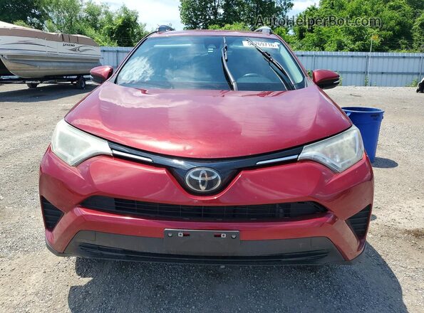2T3ZFREV3JW416989 2018 TOYOTA RAV4 Red წინა ხედი