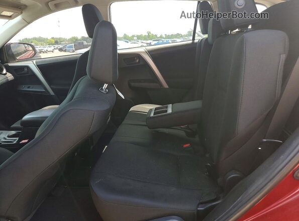 2T3ZFREV3JW416989 2018 TOYOTA RAV4 Red უკანა სალონის ხედი