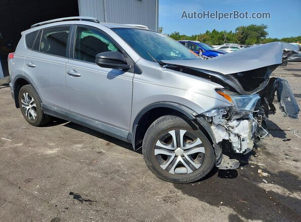 2T3ZFREV4HW353105 2017 TOYOTA RAV4 Серебряный Передняя правая четверть