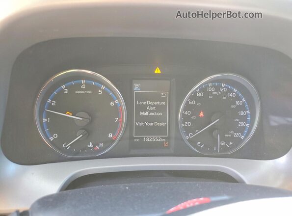 2T3ZFREV4JW422929 2018 TOYOTA RAV4 Red Widok zestawu wskaźników