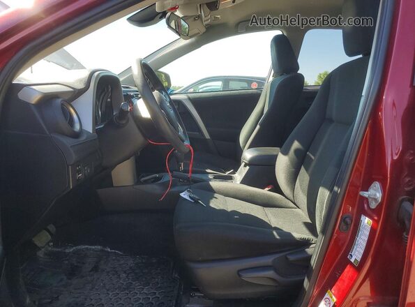 2T3ZFREV4JW422929 2018 TOYOTA RAV4 Red Widok wnętrza z przodu