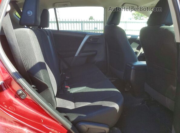2T3ZFREV4JW422929 2018 TOYOTA RAV4 Red Widok wnętrza z tyłu