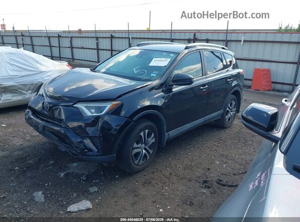 2T3ZFREV4JW465800 2018 TOYOTA RAV4 Black წინა მარცხენა ხედი სამი მეოთხედიდან