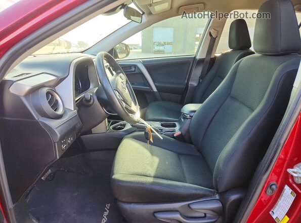 2T3ZFREV4JW516132 2018 TOYOTA RAV4 Red Вид салону спереду