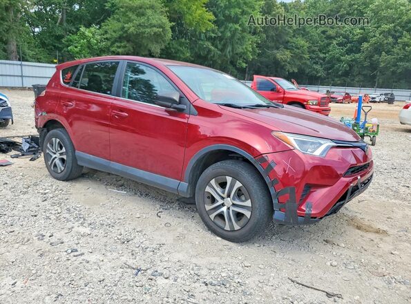 2T3ZFREV4JW520052 2018 TOYOTA RAV4 Бордовый Передняя правая четверть