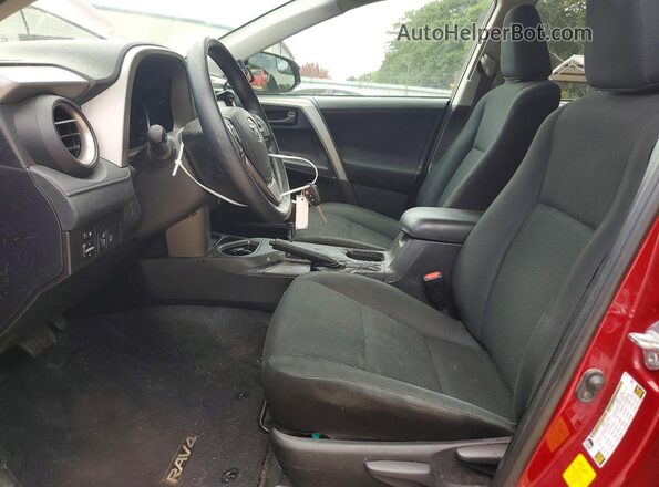 2T3ZFREV4JW520052 2018 TOYOTA RAV4 Бордовый Вид салона спереди