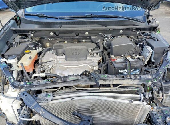 2T3ZFREV5HW321120 2017 TOYOTA RAV4 Black Вид підкапотного простору