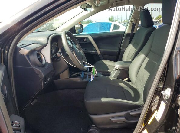 2T3ZFREV5HW321120 2017 TOYOTA RAV4 Black Вид салону спереду